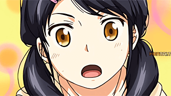 【エロアニメ】手違いで一晩同じ部屋に泊まった男女！エロ動画を見始めた男子にJKが取った行動とは！？