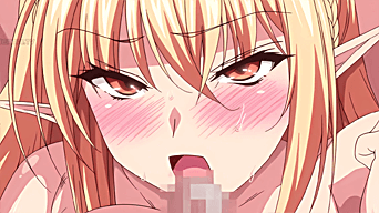【エロアニメ】反抗的な女は徹底的にわからせないとな！！淫紋で強制発情させられた巨乳エルフが言いなりに！！