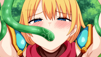 触手レイプで自我崩壊ｗｗゲームだと思えないほどの生々しさで盛大にイキちらかしてしまう巨乳JK！！