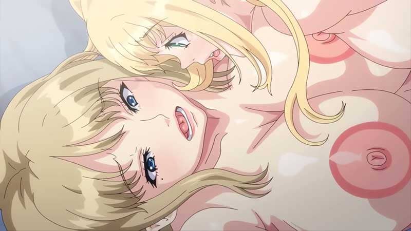 【エロアニメ】気高き女王と淫乱王女の親子でWご奉仕！「母娘でこんなの..」と恥じらう母を説得し、母娘同時におこんこ２つでちんぽ挟み、世界平和のための強制アクメ3P。