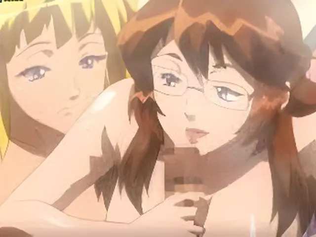 ツインテ美少女が変態女教師と3Pセックス！