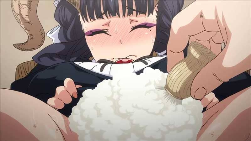 【エロアニメ】剃毛を見られた夜、恋が歪に動き出す。ご主人様の秘めた欲望を知った羊メイドは、自ら脚を開き「剃っていかれます？」と誘惑する。泡と剃刀の官能奉仕。