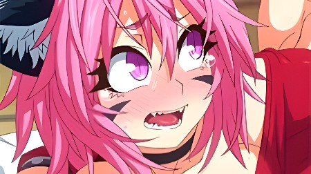 巨乳で発情したネコ娘に大量中出し！