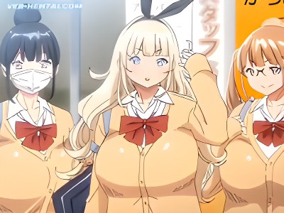 クラスであまり目立たないけど可愛らしい顔の男子の家に乗り込んで女子3人で彼をイジり倒しちゃうギャル女子校生たちの4Pセックス XVIDEOS