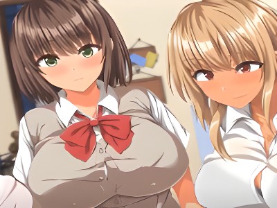 学校一の巨根男子の自宅に突撃して三人で彼のペニスを存分に味わいまくっちゃう爆乳女子校生たちのグループセックス XVIDEOS