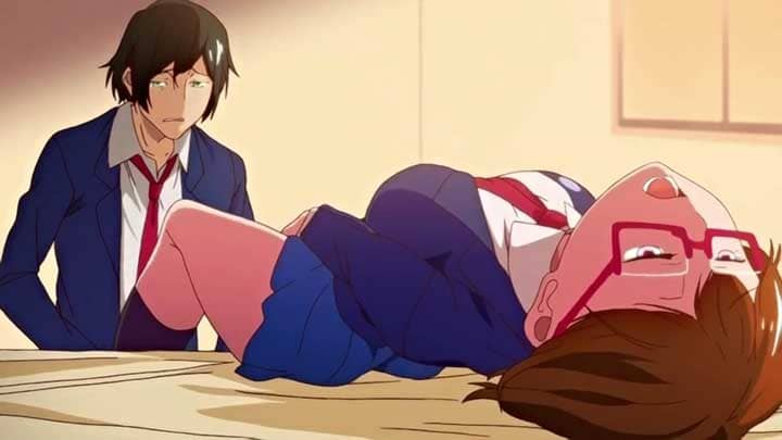 【エロアニメ】振られた腹いせじゃないの。毎朝見かける憧れのお兄さんの弱みを握った私。調教動画で脅して、今日から貴方は私の言いなり。年下によるプライド粉砕おあずけ調教。