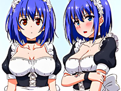 文化祭のメイド喫茶で働く美人姉妹を生徒会書記の男子がリモコンバイブで支配したりトイレに連れ込み立ちバックで犯したりするツンデレ3Pエッチ aniporn