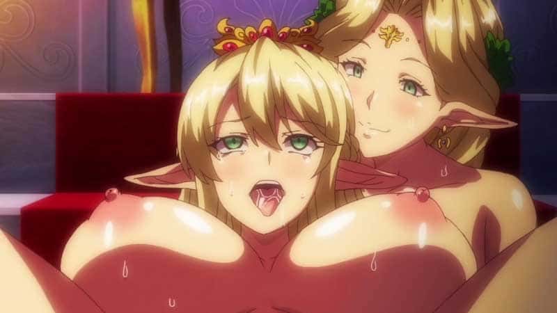 【エロアニメ】出来損ないエルフと蔑まれた俺が催眠の指輪で王国を蹂躙！気高き女王と姫、褐色騎士団長を母娘丼Wパイズリ＆ぶっかけで孕ませる俺だけの繁殖計画！