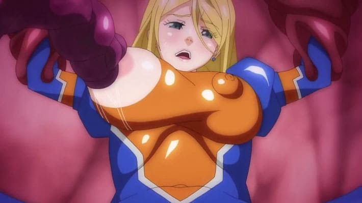 淫触の王に狙われた元冒険者の美女が艶めくピタピタ戦闘衣で単身挑むも無数の触手に四肢を奪われ快楽漬けに！真空パック姿で晒される屈辱。