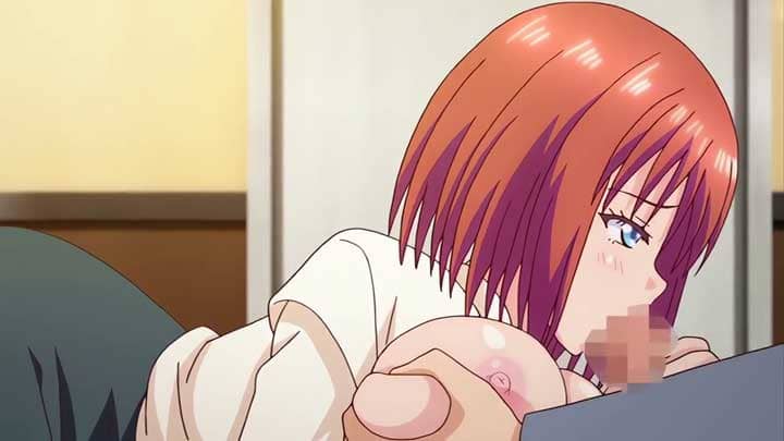 「いっぱい搾り出して♥」ほのぼの仮面の小悪魔巨乳っ娘が人前と裏で豹変！マン喫個室と職員室机下でヘタレ先生を魔乳で堕とす押し強誘惑。