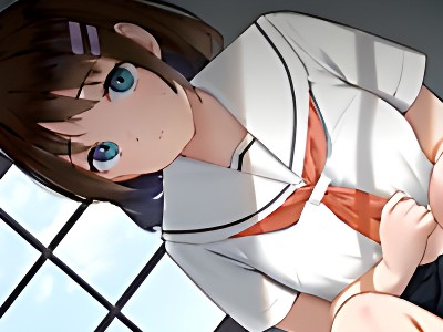 好きだった幼馴染の巨乳女子と2年ぶりの再会をする主人公男子が雨で濡れて下着が透けた制服姿に興奮して人気のない薄暗いバス停で貪っちゃうラブラブH aniporn