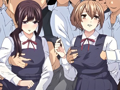 相思相愛のレズ姉妹の弱みを握り二人の体を同時に凌辱しながら弄ぶ鬼畜主人公のセックス aniporn