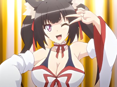 アニメ次元に人々を転送できる能力を持つ美少女がオタク男子と異世界でコスプレ対決をしながら屋外セックスを繰り広げるエッチ SpankBang