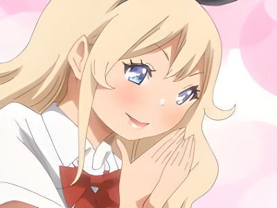 壁ドンで大胆に迫ってくる可愛い女子校生たちに囲まれハーレム状態で絡み合う主人公のグループセックス XVIDEOS