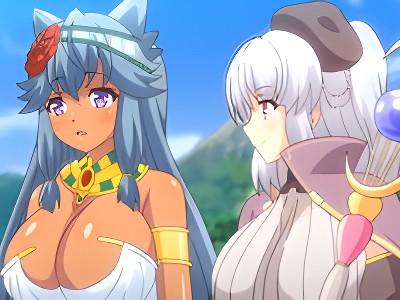 ノリノリでおマンコを大胆にくぱぁしながらモンスターを誘惑し魔力集めのため中出しをしまくる爆乳踊り子 aniporn