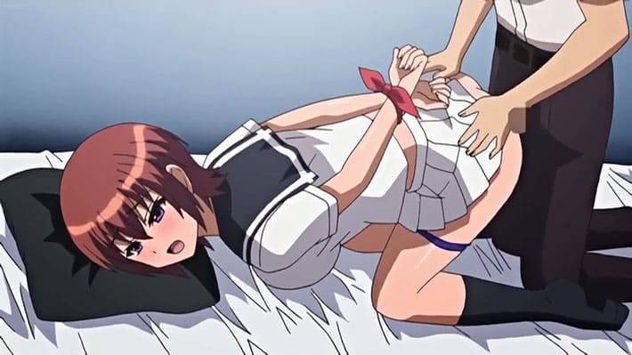 隠し持った緊縛DVDを見つけたJK彼女がブチギレ！？水泳部員のナイスバディを縛ってM心に火をつけ、そのままH突入！