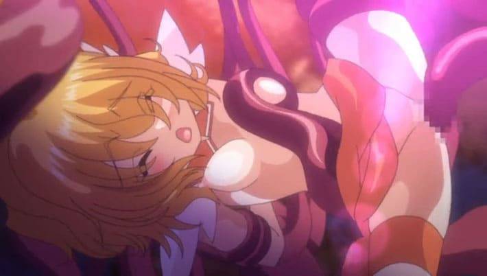 呪われたアプリで魔法少女に変身した美少女たちが異形の触手に拘束され全身を這いずり回られ犯される！堕天使の罠で快楽堕ちする凌辱洗礼の悲劇。