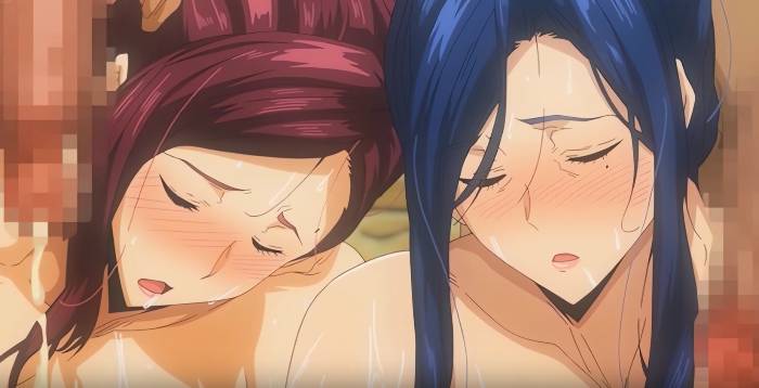 美人妻二人組が温泉旅行先でチャラ男集団にナンパされ、一日中種付けされ続けられる！