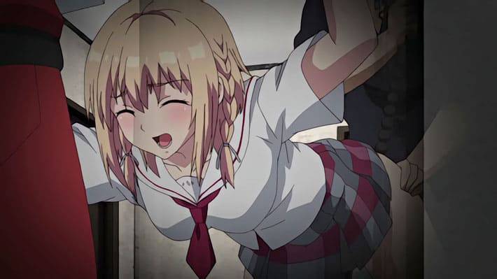 玄関先で宅配員の前にアナルビーズ一気抜きさせられアクメ顔を晒し、そのまま見知らぬ男にも犯されちゃう！
