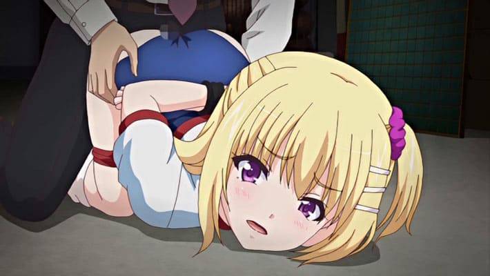 叱っても繰り返す不遜なJKへ激しい恥辱教育を。羽交い締めで身動きを封じられブルマスク水緊縛でピストン仕置き。