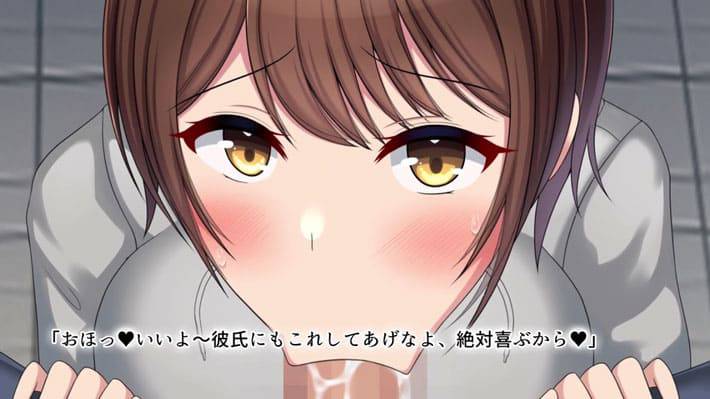 【モーションコミック】彼氏のチンコじゃ足りない幼馴染ボーイッシュ巨乳がデート中に先輩に呼び出されトイレで口内射精されちゃう！