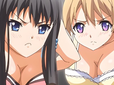 才能はあるものの処女ゆえに作品にパンチが足りないエロゲー開発部の爆乳美女2人が男性社員の熱血エロ指導を受け入れる3P中出しセックス SpankBang