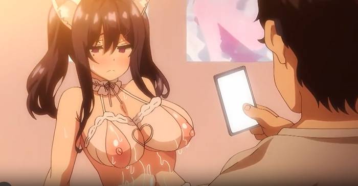 家に呼び出された柚花が動画を消してもらうためという言い訳をしながら、再び濃厚ハメ撮り！
