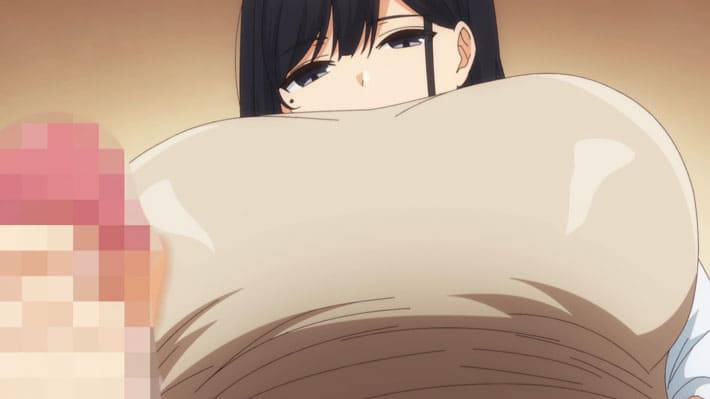 姉に命じられた禁欲を破る訪問者…無表情な爆乳JKななみが「仕方ないですね」と溜息つき手コキ奉仕。理性が崩壊しパンツ越し挿入へ。