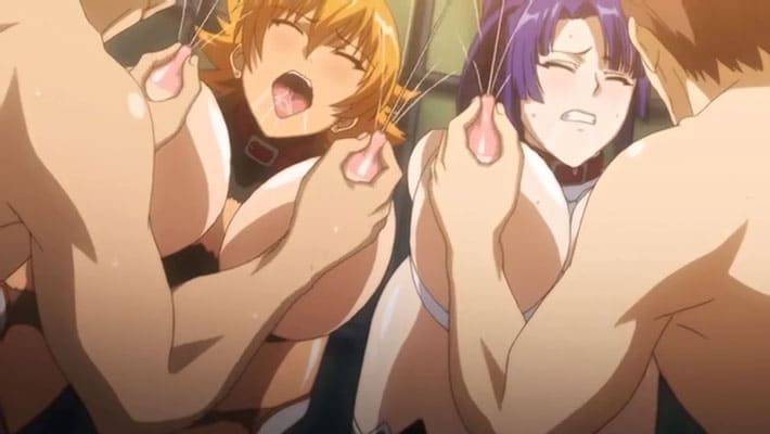 対魔忍の誇り粉砕...紫とさくら、針責め乳首から母乳噴出！薬物輪姦で精神崩壊する雌奴隷堕ち！