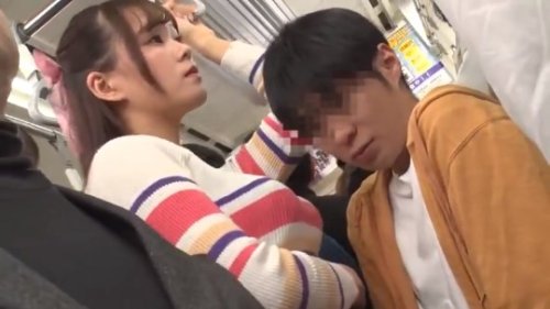 【滝ゆいな･碓井せりな･葉山さゆり】《エロ動画×お姉さん･痴漢》電車の中で初めて会ったお兄さんとエッチしてしまったお姉さん