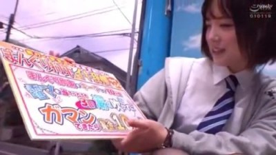 《エロ動画×JK･MM号》マジックミラー号企画！街行く人々を背景にオマ○コ露出！拘束JKがデカチンに屈して連続生中出しを懇願する屈辱