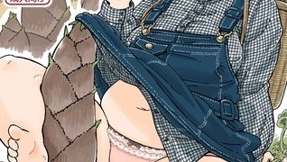 【エロ漫画】芽衣ちゃんの山菜パニック 《読み切り》