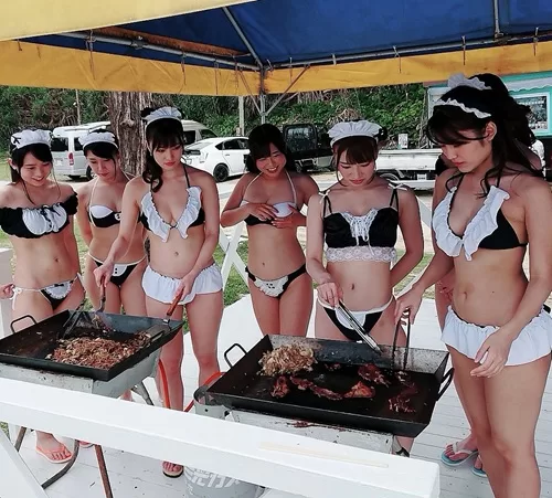 セクシー女優達のバーベキューがエロすぎるｗｗｗｗ