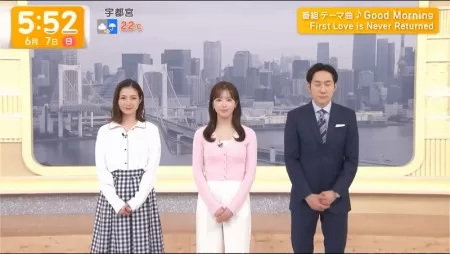 美人アナ田原萌々、朝から胸チラ大サービスｗｗｗｗｗ