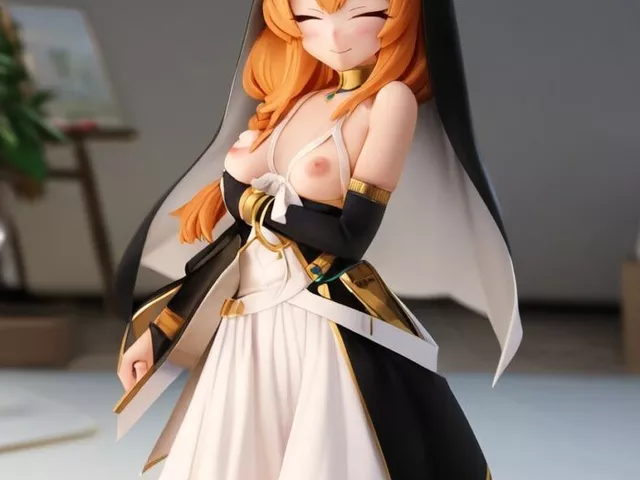 【エロ画像】ブルーアーカイブ マリーのフィギュア風AIイラストその３