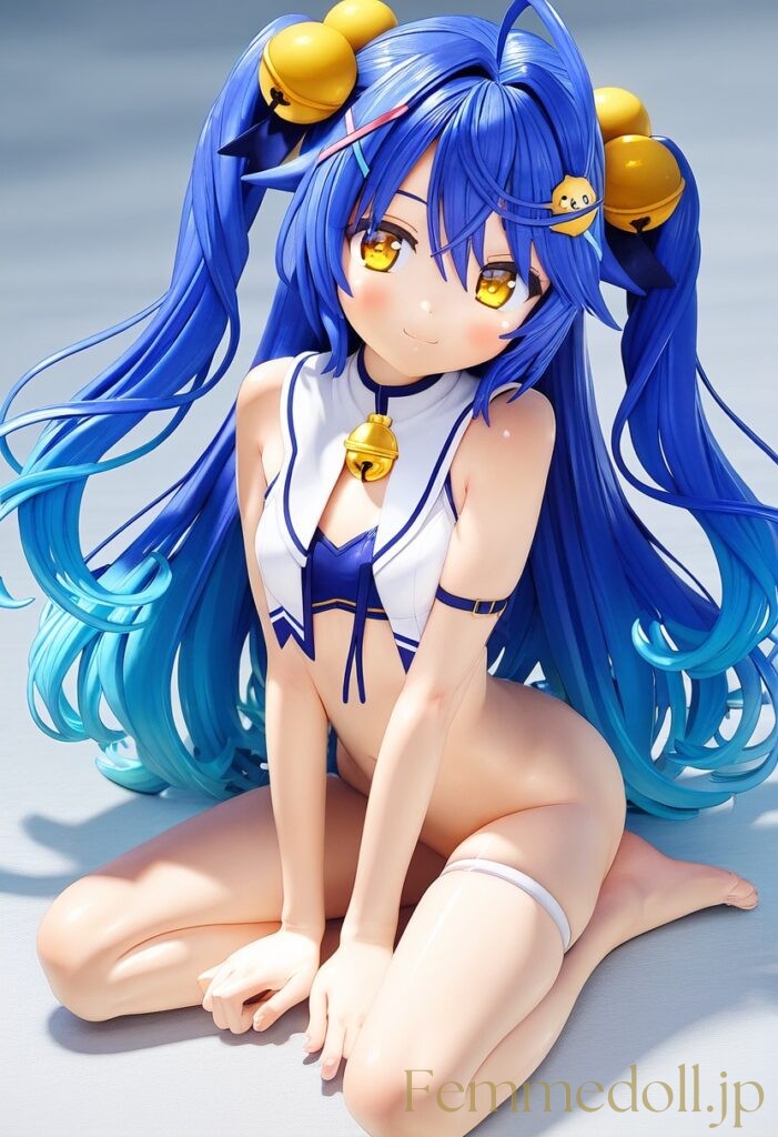 【エロ画像】Vtuber 雨宮こころのフィギュア風AIイラスト