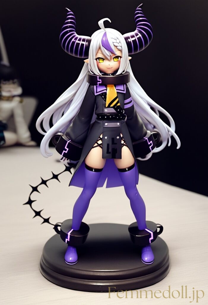 【エロ画像】Vtuber ラプラス・ダークネスのフィギュア風AIイラスト