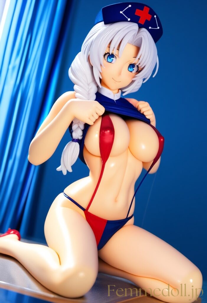 東方Project 永琳のフィギュア風エロ画像