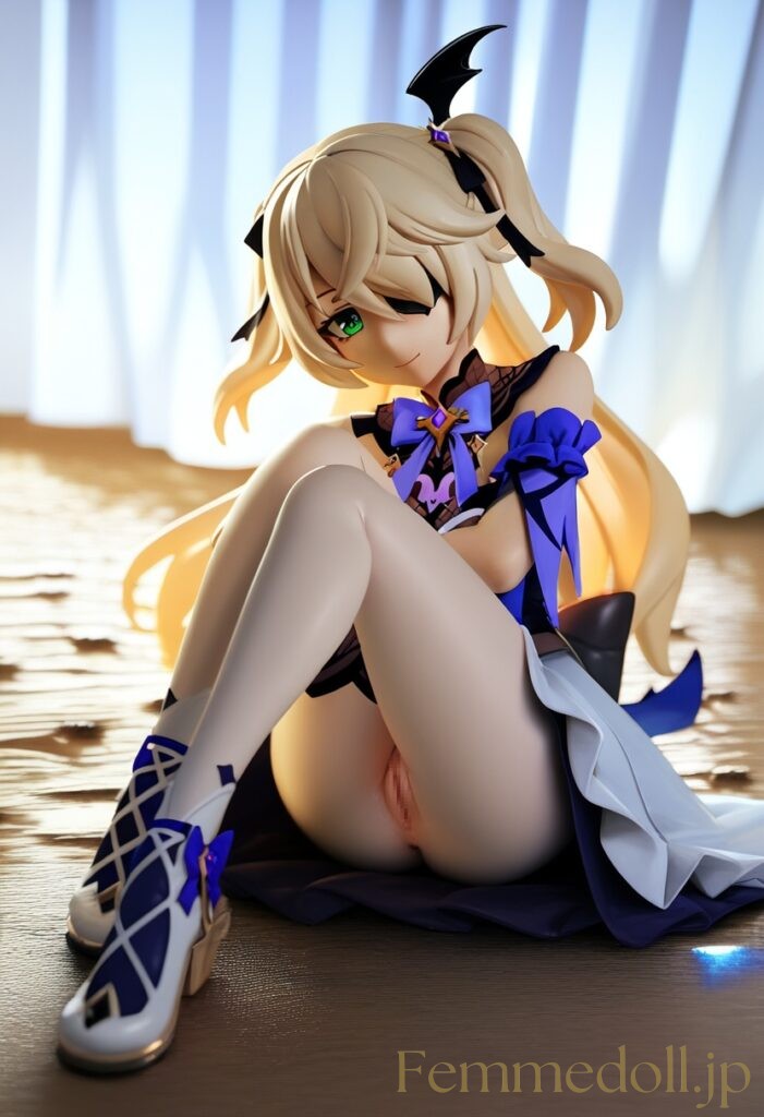 【エロ画像】原神 フィッシュルのフィギュア風AIイラスト