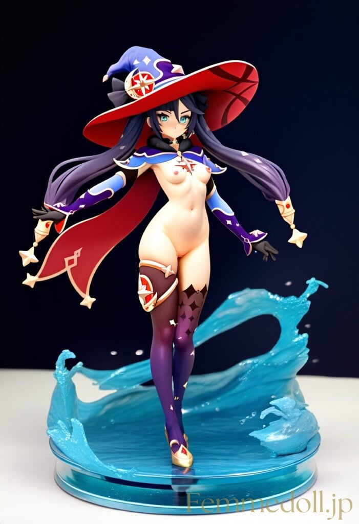 【エロ画像】原神 モナのフィギュア風AIイラスト