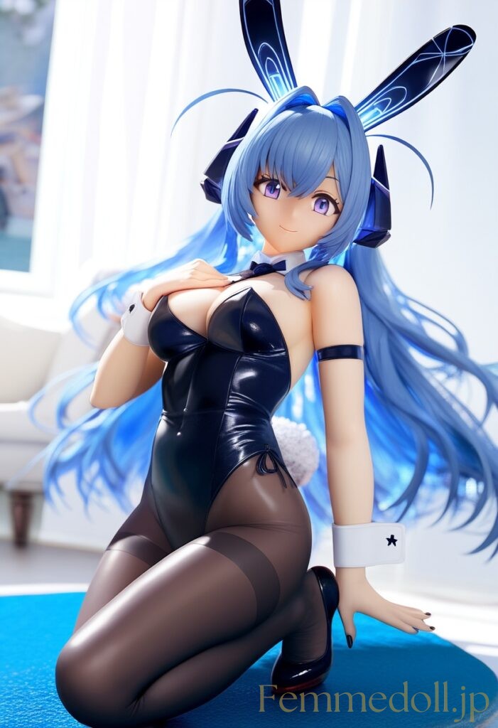 アズールレーン　ニュージャージーのフィギュア風エロ画像