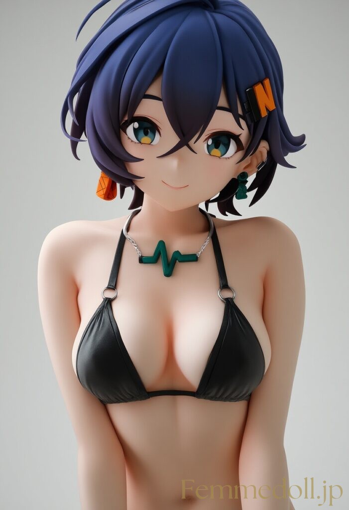 ゼンゼロ　リンのビキニフィギュア風エロ画像