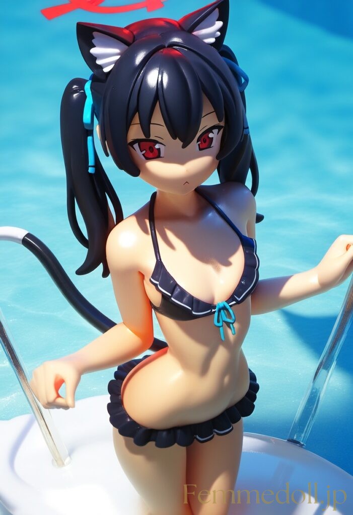 【エロ画像】ブルーアーカイブ セリカのフィギュア風AIイラスト