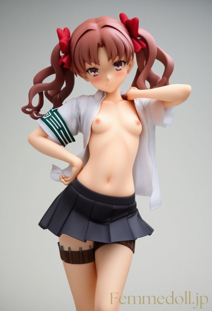 とあるシリーズ　白井黒子のフィギュア風AIエロイラスト