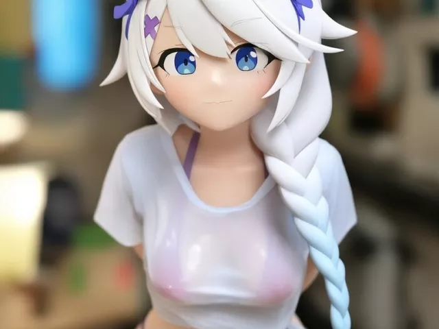 ブルーアーカイブ　キリノのフィギュア風AIエロ画像