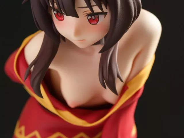 このすば　めぐみんのフィギュア風AIエロ画像