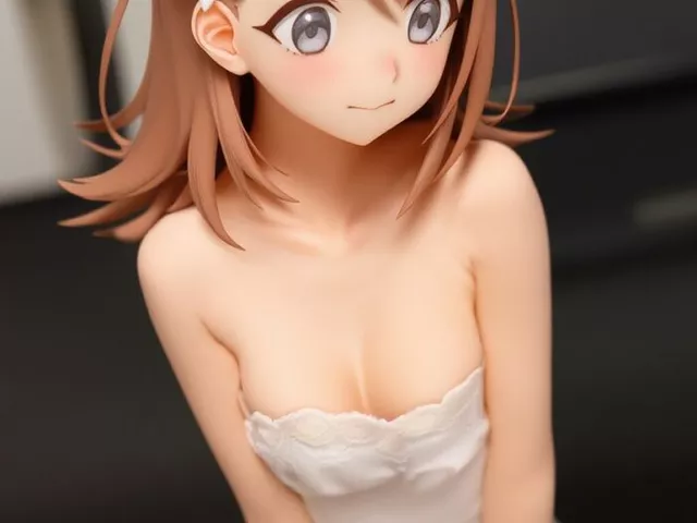 プロセカ　花里みのりのフィギュア風AIエロ画像