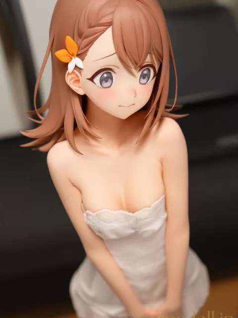プロセカ　花里みのりのフィギュア風AIエロ画像