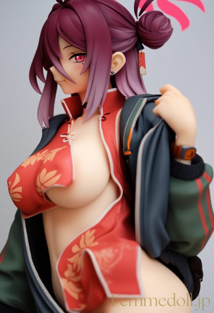ブルーアーカイブ　レイジョのフィギュア風AIエロ画像