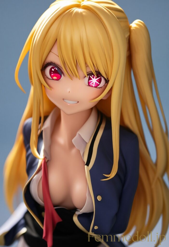 【推しの子】星野ルビーのフィギュア風AIエロ画像